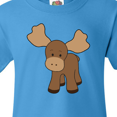 thumbnail image 4 of Inktastic Cute Moose Youth T-Shirt, 4 of 5