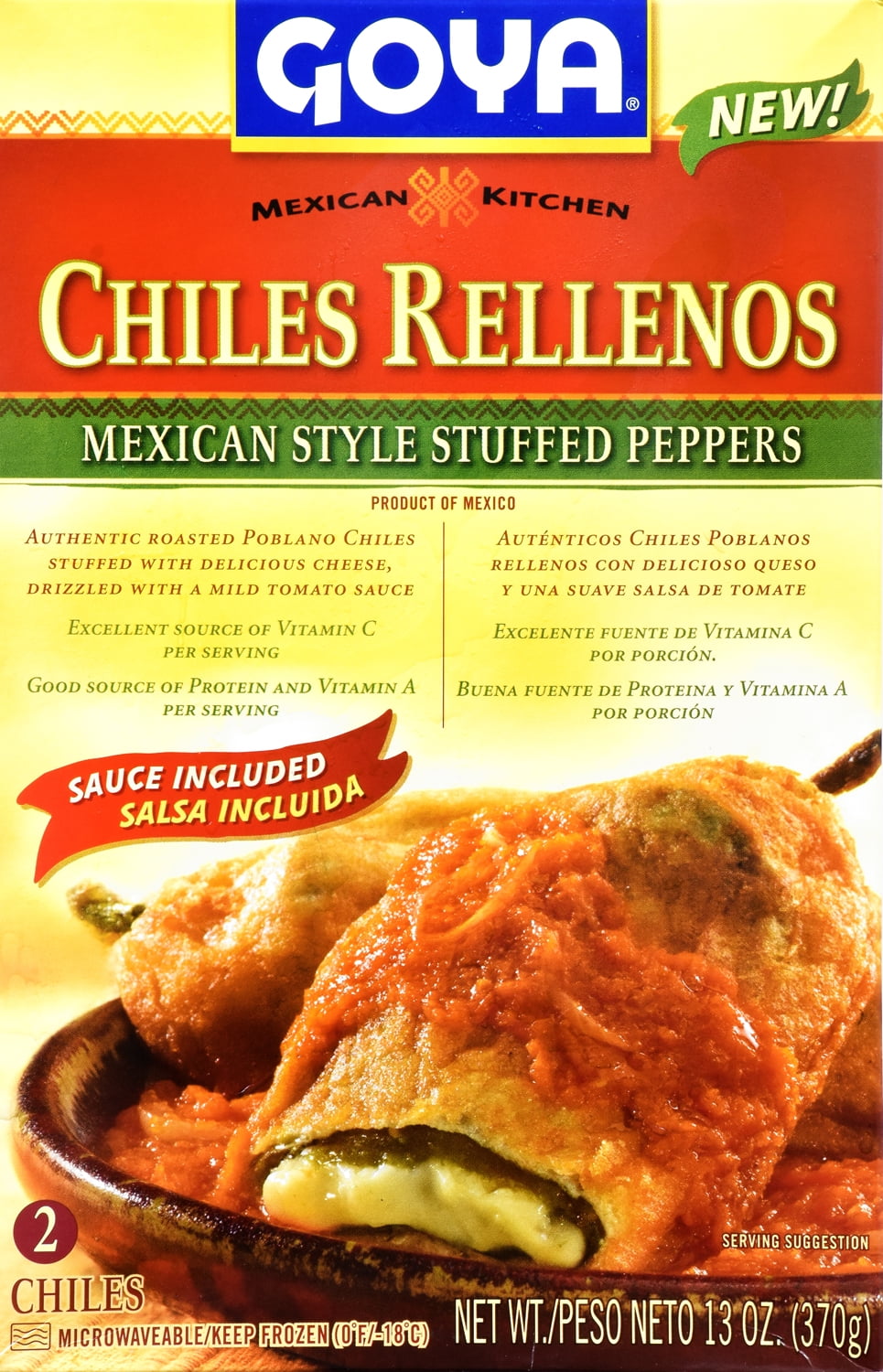 GOYA Frozen Chile Relleno 13 oz
