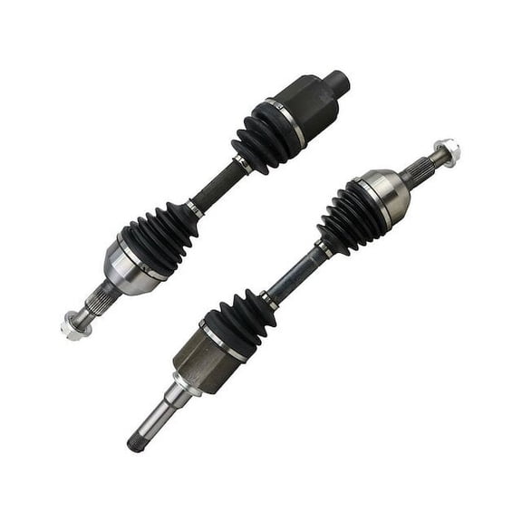 Front CV Axle Shaft Set of 2 - Compatible with 2009 - 2012 Chevy Malibu 2.4L 4-Cylinder 6-Speed 2010 2011