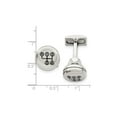 thumbnail image 2 of Gem & Harmony Stainless Steel Polished Enameled Stick Shift Cufflinks for Men, 2 of 3