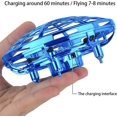 thumbnail image 5 of Juguetes para niños y niños, bola voladora controlada a mano, bola de helicóptero de inducción de movimiento interactivo con dron LED giratorio y brillante de 360 ​​grados, juguete volador p, 5 of 5