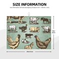 thumbnail image 2 of Balery Vintage Farm Animals Alfombrilla de Secado para Cocina, 18x24 Pulgadas, Súper Absorbente para Platos y Encimeras, 2 of 7