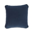 thumbnail image 3 of Benjara Ako Accent Pillow Set of 4, 20 Inch Square, Handwoven Navy Blue Cotton, 3 of 5