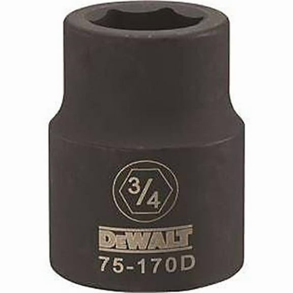 Stanley Tools 7517212 DWMT75170OSP Impact 0.75 Drive Socket, 0.75 in.