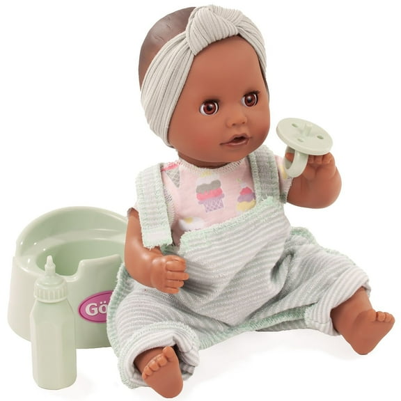 Gotz Sleepy Aquini - 13" Drink & Wet Bath Baby Girl Doll with Potty, Bottle and Pacifier