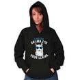 thumbnail image 3 of Save Drama Your Llama Nerdy Funny Unisex Plus Fleece Graphic Hoodie Brisco Brands 2X, 3 of 5