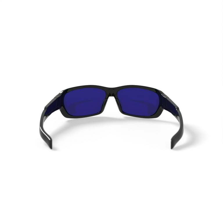 vyxぃ　 DVX Spoiler Sport Prescription Sunglasses, Blue Mirror