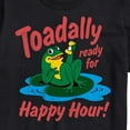 thumbnail image 3 of Instant Message - Toadally Ready For Happy Hour  - Men's Short Sleeve Graphic T-Shirt, 3 of 6