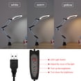 thumbnail image 3 of Reading 5X Magnifying Glass Desk Lamp Magnifier LED Light Foldable Reading Lamp with Three Dimming Modes USB Power Supply, 3 of 7