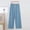 #112-Light Blue, variant on TaTaai Womens Plus Size Pants Elastic Drawstring Waist Twill Jacquard Straight Leg Solid Soft Breathable Casual Trousers Gift