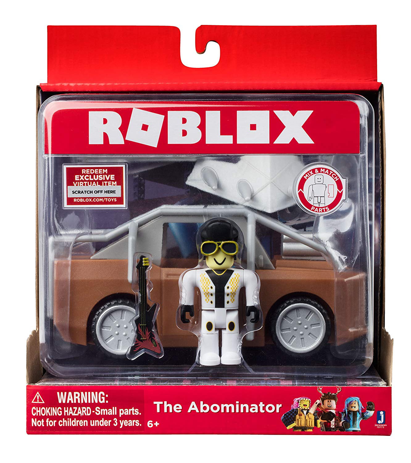 Roblox Action Collection The Abominator Vehicle Includes Exclusive Virtual Item Walmart Com Walmart Com - roblox rideable car