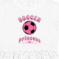thumbnail image 4 of Inktastic Soccer Princess Girls Toddler Dress, 4 of 5