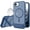 Royal blue, variant on For iPhone 17E / 16E / SE4 Matte Magnetic Hybrid with Metal Kickstand Case - Hot Pink