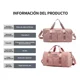 thumbnail image 4 of Quanna Bolso Deportivo Maletas Para Gimnasio Fitness Viaje Mochila Gran Capacidad Alta Durabilidad Plegable Y Fácil De Llevar Uso Ideal Para Deportes Y Viajes, 4 of 8