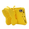 thumbnail image 6 of For iPad Mini 5/4/3/2/1 Cute Rotating Butterfly Stand Case,Rotatable and Folding Soft EVA Stand Lightweight Rugged Heavy Duty Shockproof Kids Friendly Case Cover,Yellow, 6 of 7