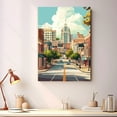 thumbnail image 2 of Macon Travel Canvas, Vintage City Canvas Georgia Canvas Wall Art, Macon Canvas Colorful, Georgia Picture Canvas - 104AZ823, 2 of 2