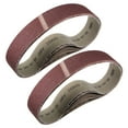 thumbnail image 1 of Cinturones de lijado de 2 pulgadas x 27 pulgadas de Unique Bargains, 80 granos, 10 piezas, 1 of 4