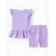thumbnail image 2 of Conjunto de ropa de la princesa Disney Ariel Rapunzel Pocahontas Jasmine para niñas pequeñas, 2 of 9