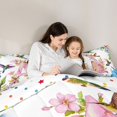 thumbnail image 4 of Castle Fairy Floral Letter A Hummingbird Full Size Comforter Sets 3 Pieces for Women,Spring Garden Bedding Sets for Home Decor, 4 of 6