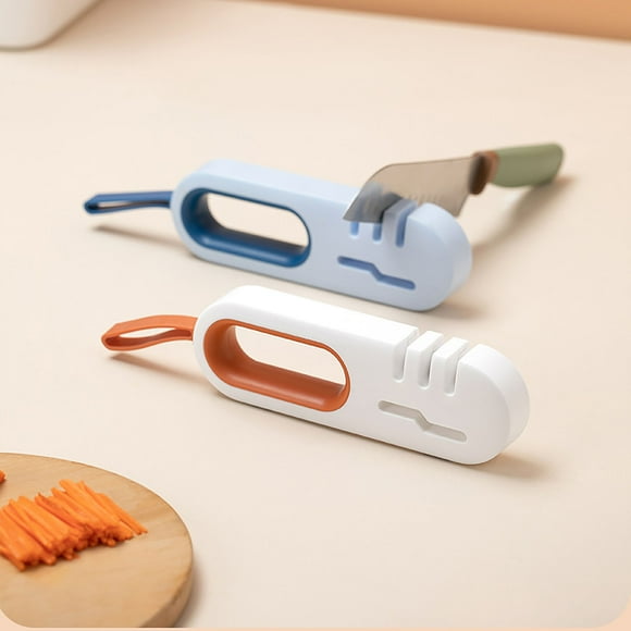 Afilador de cuchillos de cocina Jadeshay 4 en 1 manual antideslizante