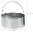 thumbnail image 2 of 3Pcs Classic Stainless Steel Round Biscuit Cutter Circle Cookie Cutters Pastry Dough Cutter with Handle (Plain Edge), 2 of 8