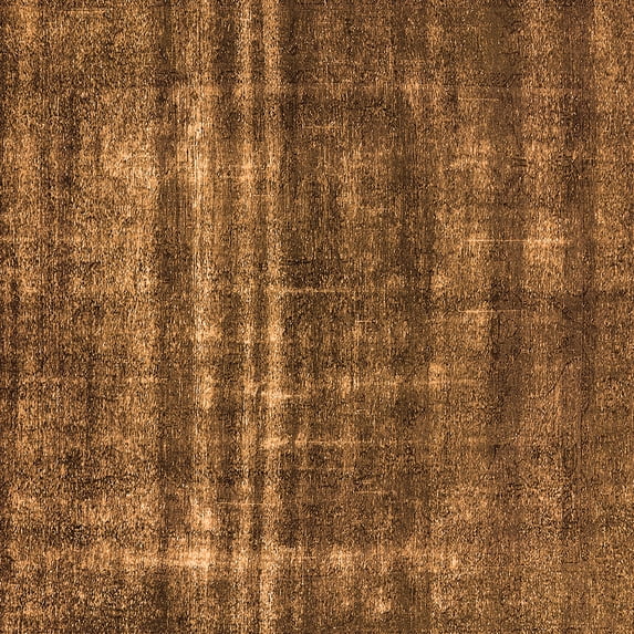 Ahgly Company Indoor Square Oriental Orange Industrial Area Rugs, 5' Square