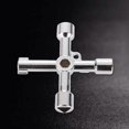 thumbnail image 2 of Gas Key Meter Key Utilities Key For Electric Cupboard Cabinet Opening Key Zinc Alloy(1pc, Silver), 2 of 5