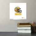 thumbnail image 2 of Gallery Pops NFL Green Bay Packers - Drip Helmet Wall Art, Unframed Version, 12" x 12", 2 of 5