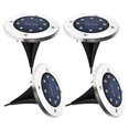 thumbnail image 3 of ISTAR Solar Powered 4Pcs LED In-Ground Lights Outdoor ground lamp Pathway Garden Decor, 3 of 10