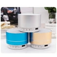 thumbnail image 6 of Bluetooth Speaker under $5! CQCYD Metal Bluetooth Speaker, Mini Portable Wireless Audio with LED Lights, TF Card Support, Luminous Computer Phone Speaker, Compact Travel Sound Box, 6 of 9