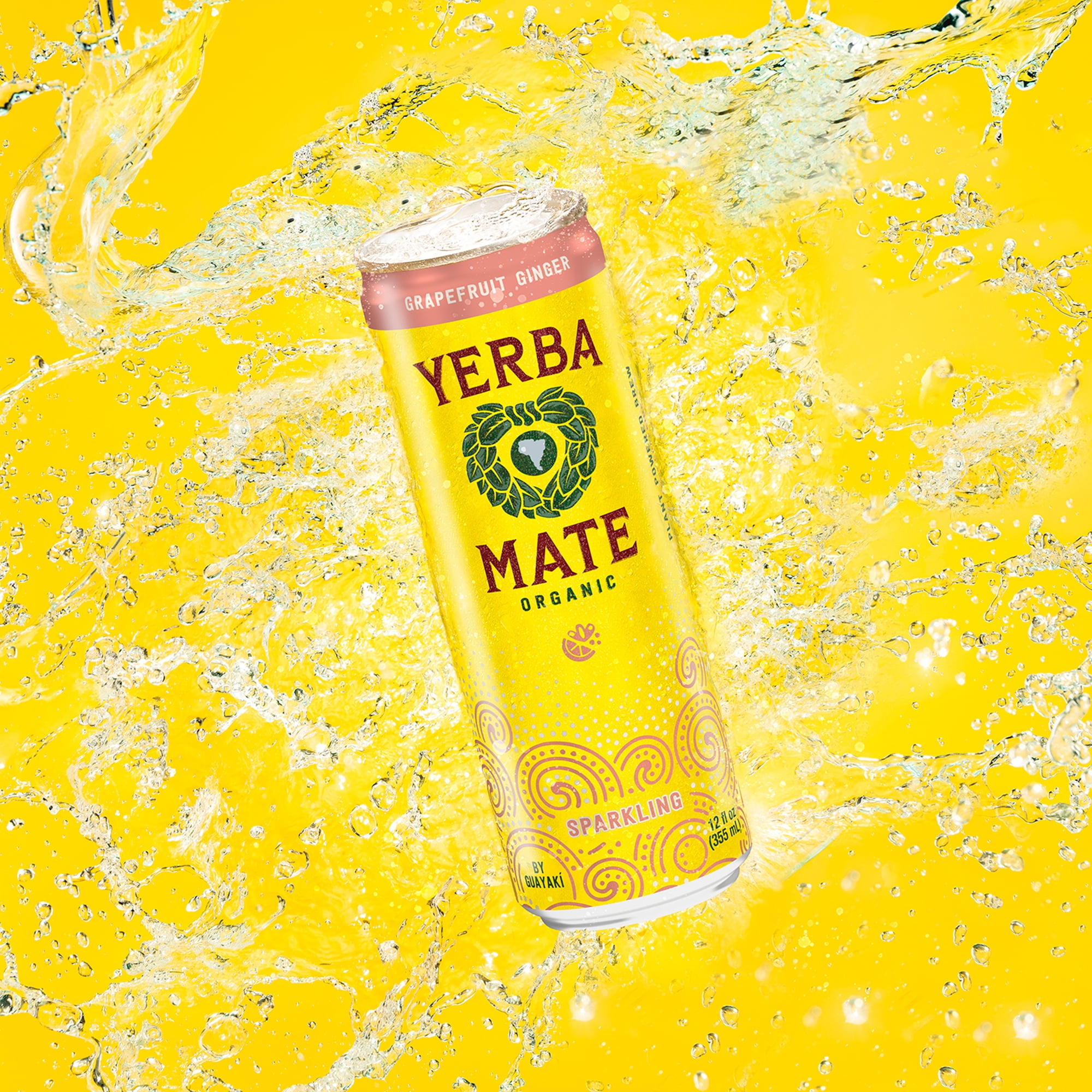 Guayak√≠ Yerba Mate, Organic Sparkling Energy Drink, 12 Oz 12pk