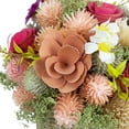 thumbnail image 6 of Northlight Wooden Mixed Floral Artificial Spring Arrangement with Pot - 7", 6 of 6