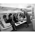 thumbnail image 2 of Vintage Photography 14x12 Black Modern Framed Museum Art Print Titled - TWA Convair 880 Lounge, 2 of 4