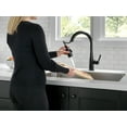 thumbnail image 7 of Delta 9113T-BL-DST Essa Single Handle Pull-Down Kitchen Faucet with Touch2O in Matte Black, 7 of 7