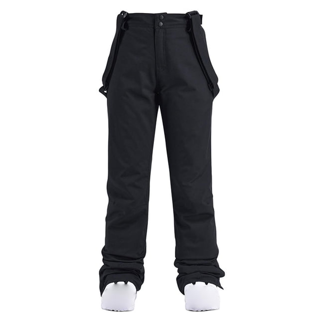 esquí negro, con aislamiento, pantalones, pantalones ligeros resistentes al agua, a prueba para snowboard, niños, mujeres, hombres y , l L DYNWAVEMX pantalones de esquí