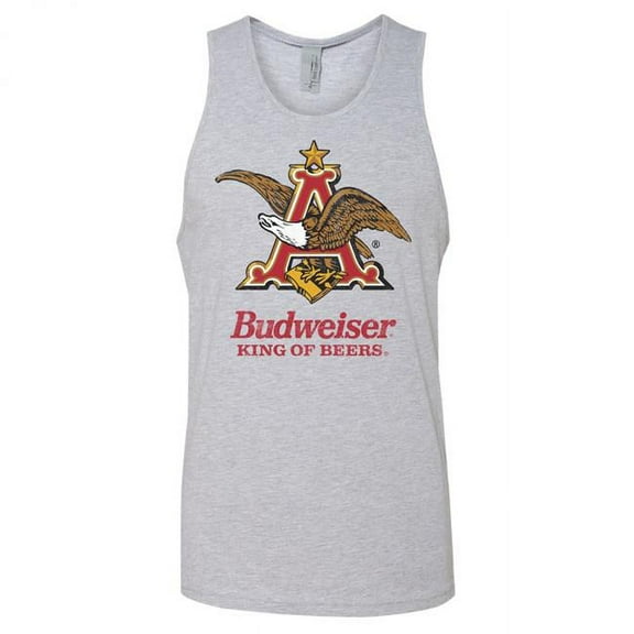 King of Beers Mens Tank Top, White - Extra Large