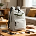 thumbnail image 4 of ZZkhGO Fashion Trendy Backpack, Stylish Large Capacity Daypack Casual Versatile Texture Shoulder Bag, Lightweight Travel Backpack for Students Class Daily Commute, Gray, 4 of 7