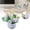 O, variant on Artificial Flowers,Artificial Flowers Potted Plants Flowers In POTS Decorate Home Bathroom Kitchen Rustic Table Centerpiece Interior Outdoor Decor