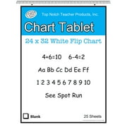 TOP NOTCH TEACHER PRODUCTS White Chart Tablet 32X24 1.5In 3860