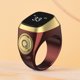 thumbnail image 5 of Contador 5 Tiempo de oración Anillo de conteo compatible con Bluetooth para musulmanes (20 mm) Café, 5 of 9