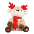 thumbnail image 2 of Xmas Musical Animated Toy, Plush Reindeer with Light Soft Battery Operated Skin Friendly  for Bedside, 2 of 7