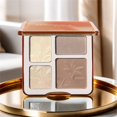 thumbnail image 1 of Yttmshdga Clearance! Eyeshadow Four Color Contouring Disc High Gloss Contouring Integrated Disc Disc Pearl Gloss Brightening Three Shadow Disc, 1 of 6