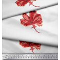thumbnail image 3 of Soimoi Moss Georgette Fabric Artistic Flower Print Fabric by Yard 42 Inch Wide, 3 of 3