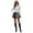 M484 Black, variant on Tfken Summer Women Skirts Low Waist Solid Color Mini Pleated Skirts Casual Fashion Daily Wear Female Classic Clothes Black