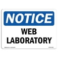 thumbnail image 1 of SignMission OS-NS-A-1824-L-19032 Panneau d'Affichage OSHA 18 x 24 Po - Laboratoire Humide, 1 of 1