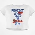thumbnail image 1 of National Park Retro 70s Sunset Joshua Tree Junior Boxy Crop Top T Shirt, 1 of 1