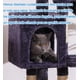 thumbnail image 5 of Árbol de Gatos, 3 Niveles Torre Árbol Rascador con Poste Rascador, Torre Grande para Gatos con Plataforma Acolchada y Pompón,para Gatos Pequeños Medios, 5 of 6