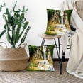 thumbnail image 5 of LALILO Throw Pillow Covers Waterfall Asia Beautiful Fall Forest Cushion Cover 18" x 18", 2 Pack, 5 of 6