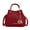 Red, variant on MKF Collection Women's Isidora Vegan Leather Shoulder Bag by Mia K- Rose
