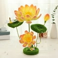 thumbnail image 5 of Lotus table lamp night light handmade DIY material package, 5 of 10
